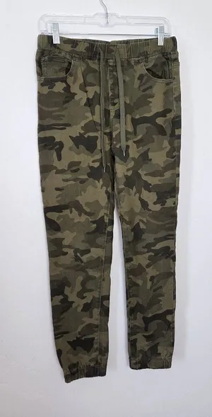 Monkey Ride Jeans Camouflage Jogger Pants High Waist Casual Size 9/29 28" Waist thumbnail 1