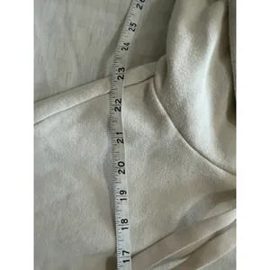 Alo Yoga Hoodie Womens Small Bone White Relaxed Fleece Pullover Sweatshirt thumbnail 3