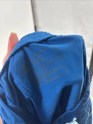 Figs Zamora blue scrub pants medium thumbnail 3