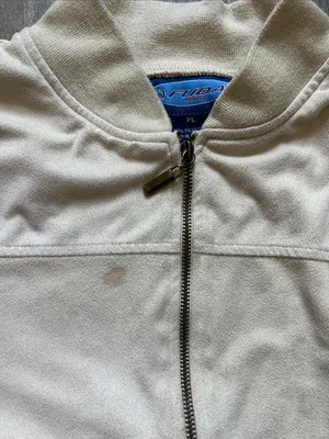Women's Cream Bomber Jacket Size undefined thumbnail 3