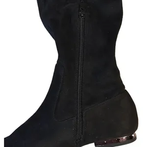 NWT Jessica Simpson Gilia Black Microsuede Knee High Flat Riding Boots Size 7 thumbnail 7