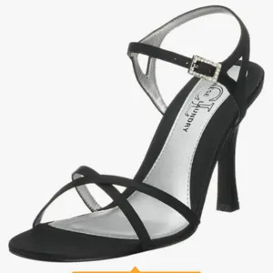 Chinese Laundry Women's Jordan High Heel Strappy black satin sz 8 thumbnail 1
