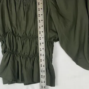 Springfield size eu 40 medium Olive Green Blouse Renaissance cosplay sand dollar thumbnail 6