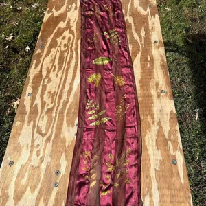 Vintage jones New York scarf Leaves fall‎ thumbnail 3
