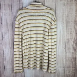 Urban‎ Outfitters Standard/Cloth Waffle Knit Mock Neck Shirt Size Large thumbnail 6