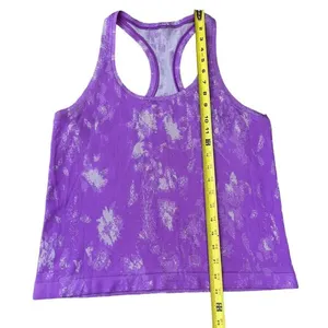 Lululemon Women's 10 Swiftly Tech Racerback Tank Top Purple Marble‎ Race Length thumbnail 7