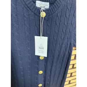Free Assembly Navy Cable Knit Short Sleeve Cardigan Sweater‎ Size XS thumbnail 5