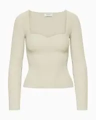 Aritzia Barton sculpt ribbed long sleeve Fits like new worn once Perfect for winter thumbnail 1