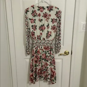 Farm Rio x Anthropologie Anabela Smocked Floral Dress Size XS thumbnail 10