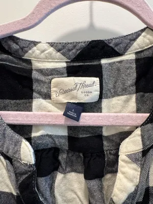 Universal Threads Buffalo Plaid Blouse thumbnail 2