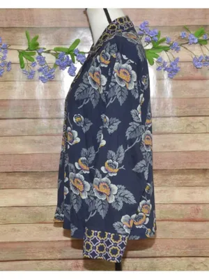 Vera Bradley Womens 2-Piece Cotton Pajama Set Floral Iconic Print Size M NWOT thumbnail 5