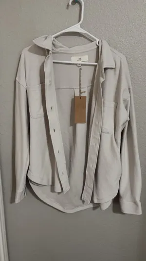 Thread and Supply Cream shacket thumbnail 2