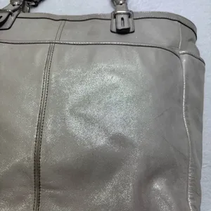 Coach Y2k Madison Gold Leather Tote Bag Purse Top Handle Satchel‎ thumbnail 12