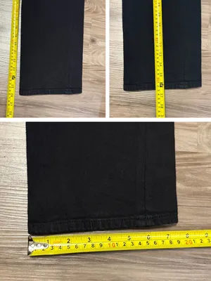 Levi’s Premium Ribcage Straight Ankle Jeans W23 L27 Black Sprout Big E thumbnail 8