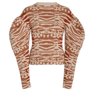 Ulla Johnson Livia Tigers Eye Jacquard Pullover - XL thumbnail 1