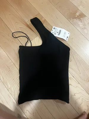 ZARA One Shoulder Top thumbnail 2