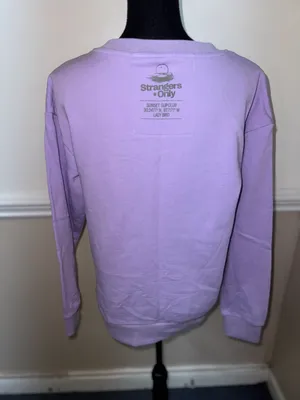 Strangers Only Purple Sweatshirt Size Medium thumbnail 3