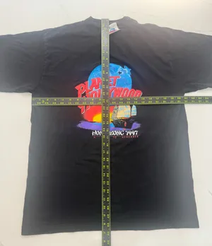 Vintage 1997 Planet Hollywood Hong Kong T Shirt L A Day To Remember 90s Tee thumbnail 5