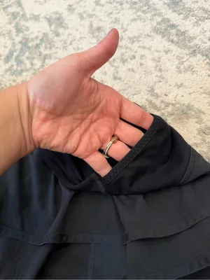 lululemon Run Speed Squad Skirt Skort W8291S Black Size 10 thumbnail 9
