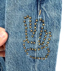 Lucky Brand Y2K Easy Rider Mid Rise Bootcut Jeans 10/30 Embroidered Boho Vibes thumbnail 4