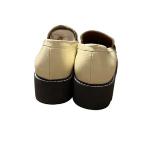 🤍 Franco Sarto Balin Cream Lug Sole Penny‎ Loafers 🤍 thumbnail 2