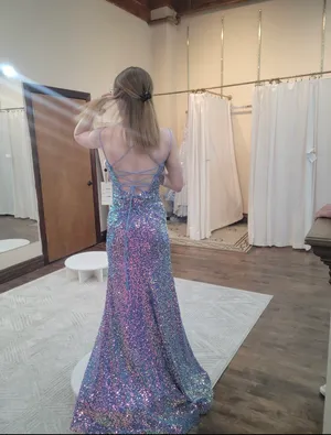 Amarra Prom Dress Purple Size 00 thumbnail 3