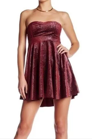 sparkly velvet mini dress Size XS thumbnail 1