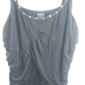 Tribal L Goth Black Studded Swag Tank Top thumbnail 10