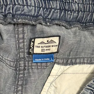 Kavu Malia Chambray Denim Jogger Pants Gorp Hiking Outdoors Granola Minimalist thumbnail 5