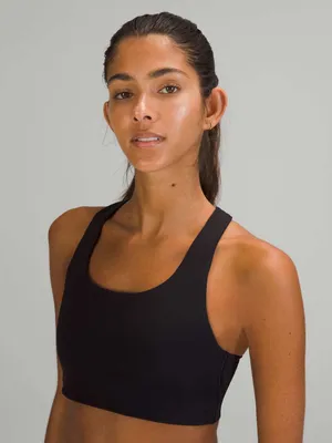 lululemon athletica Invigorate Black Sports Bra activewear yoga Pilates gym 2 thumbnail 1
