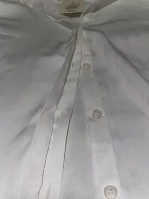A New Day NWT White Button-Up Long Sleeve Shirt thumbnail 7