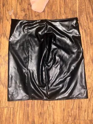Pleather skirt Black thumbnail 5