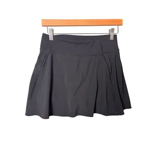TnAction Women Skort S Black Pleated Athletic Tennis Skirt Sporty Athleisure thumbnail 2