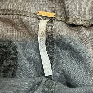 Free People Utility Cargo Mini Skirt Dark‎ Gray Belted Pockets Size 4 thumbnail 6