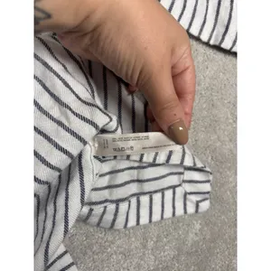 Lilka Anthropologie striped‎ tunic shirt dress Medium Pockets Oversized thumbnail 10