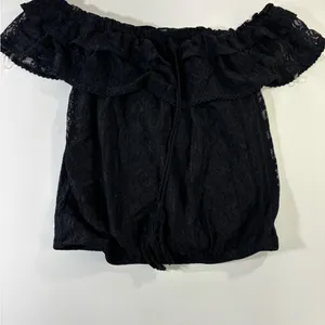 Black Offthe shoulder blouse Size L thumbnail 1