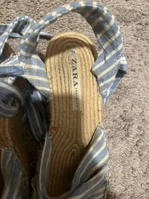 ZARA Lace Up Espadrilles thumbnail 4