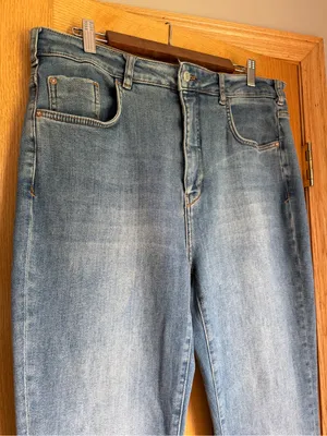 Anthropologie Pilcro Retro High Rise Flare Jeans Medium Wash Stretch Women’s 32 thumbnail 5