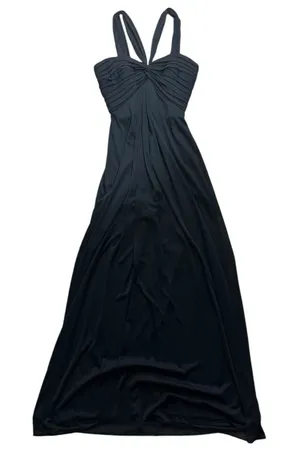 Alex Evenings Vintage Formal Black Maxi Dress Size 10 thumbnail 1