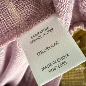 Evereve Layla Smocked Waist Lilac Purple V-Neck Long Sleeve Top - Size - Medium thumbnail 4