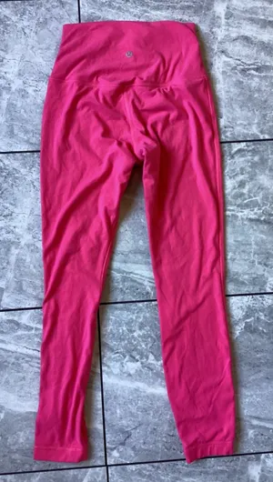 Lululemon Align High Rise Pant 25 Pink Nulu Yoga Leggings Size 4 LW5CTCS thumbnail 1