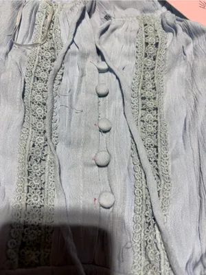 Hello Molly Light Blue Maxi Sun boho Dress medium/6 thumbnail 8