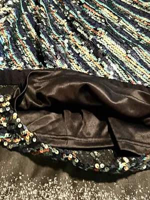 Womens XS NWT Lulus One Shoulder Sequin Mini Dress-party/cocktail/formal thumbnail 7
