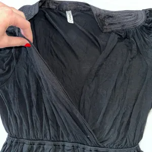 free people black cross front dress thumbnail 4