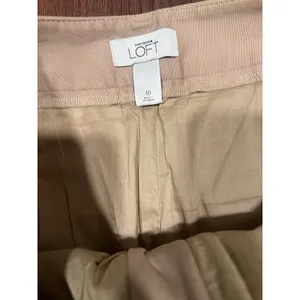 Ann Taylor Loft Cotton Preppy Classic Khaki Short Skirt size 10 thumbnail 3