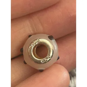 925 sterling silver charm bead bracelet thumbnail 5