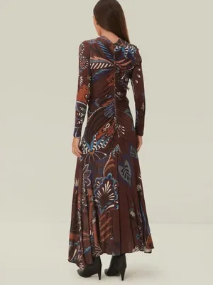 NWT FARM Rio Delicate Garden Long Sleeve Maxi Dress XS thumbnail 13