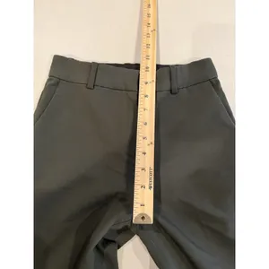 H&M Pants Women 2 DarkOlive Stretch Work Career Travel Elastic Minimalist Office thumbnail 5