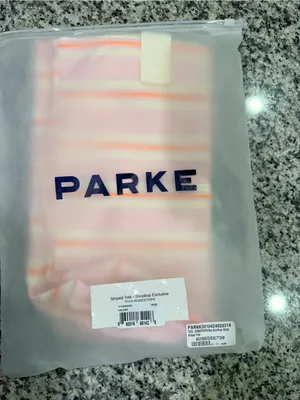 Parke x Shopbop pink rose stripe tote bag limited edition sold out style thumbnail 9