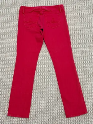 Lilly Pulitzer Worth Pink Straight Jeans size 12 thumbnail 13